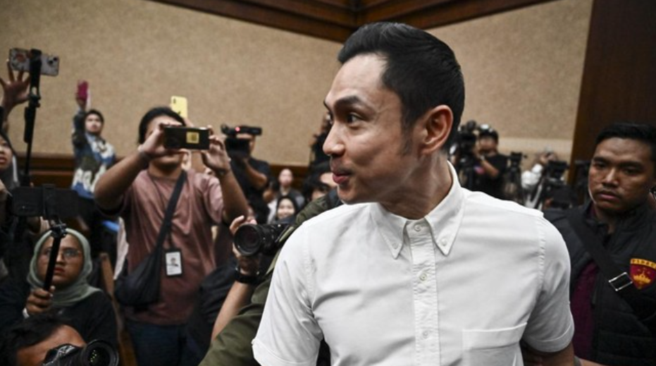Terdakwa kasus korupsi tata niaga komoditas timah Harvey Moeis. (ANTARA FOTO/Aprillio Akbar)