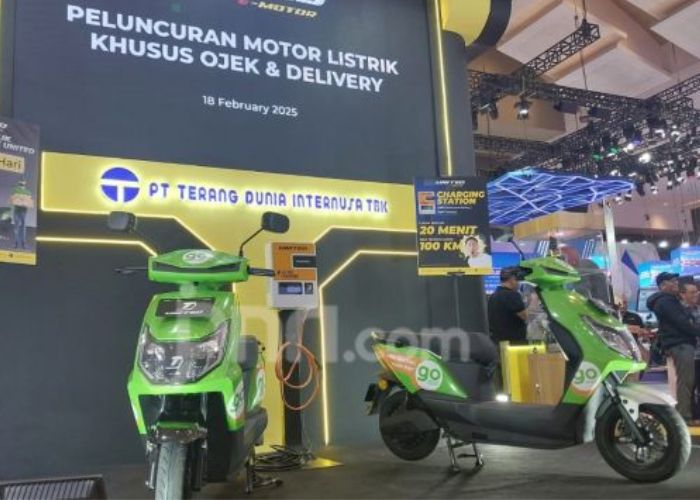 Motor listrik United MX1200 Li untuk ojol di IIMS 2025