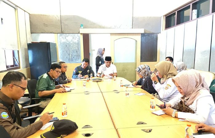 Rapat persiapan JPRM dan Pemkab Bangkalan Gelar Bazar Takjil untuk menyambut bulan suci ramadan. (Radarbangkalan.id)