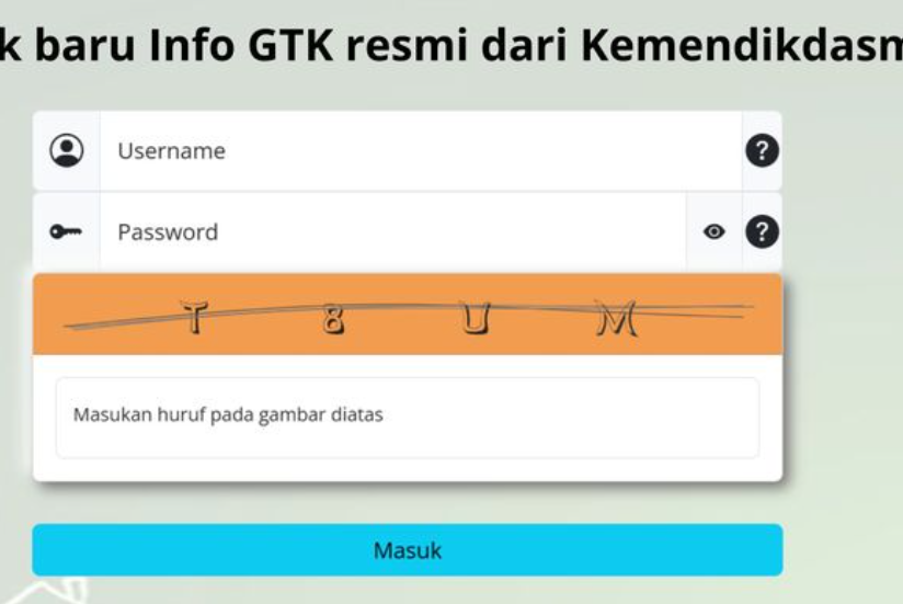 Link Info GTK buat cek verifikasi rekening guru(KOMPAS.com/Yefta Christopherus)
