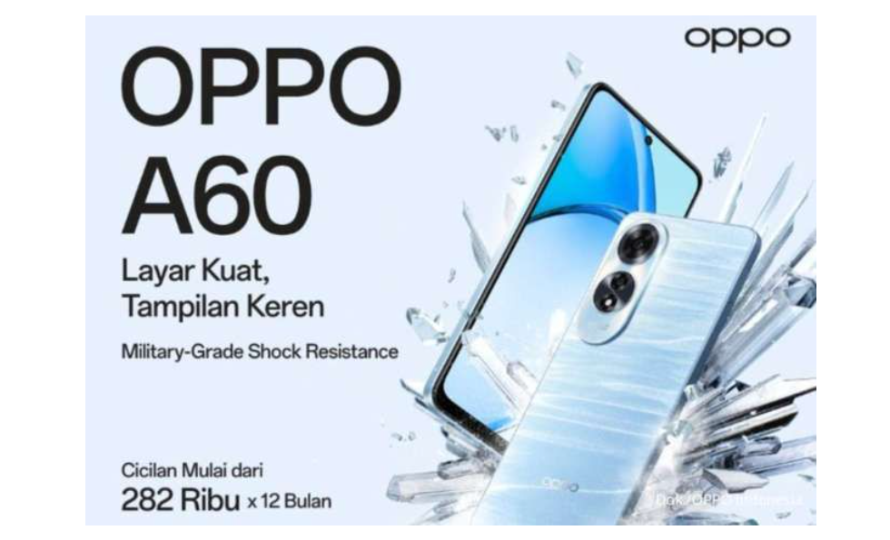 ILUSTRASI. OPPO A60 Indonesia