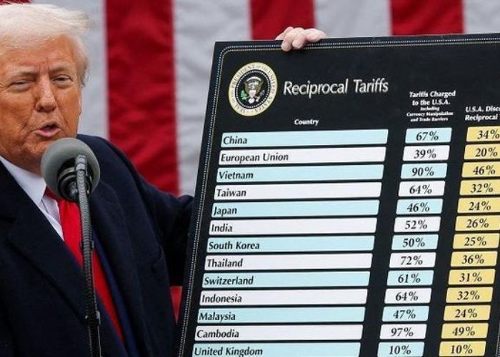 Presiden AS Donald Trump umumkan kenaikan tarif impor