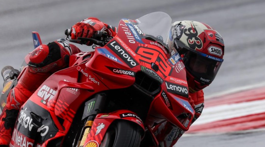 Marc Marquez tercepat di FP1 MotoGP Qatar 2025. (Foto: Icon Sportswire via Getty Images/Icon Sportswire)
