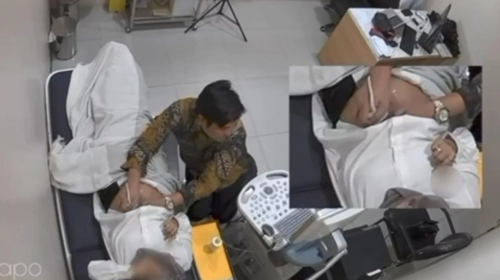Lecehkan Pasien saat USG, Kemenkes Segera Cabut STR Dokter Cabul di Garut . (tangkap layar/ist)