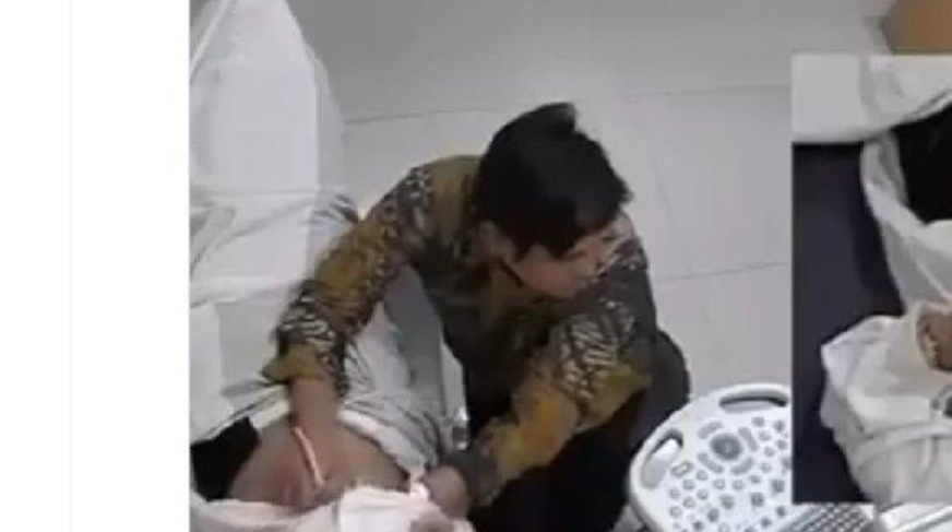 Foto tangkapan layar Instagram @drg.mirza menunjukkan dokter kandungan di Garut diduga pelecehan saat USG. Dokter MSF menghilang, polisi diminta tangkap dalam 1x24 jam.