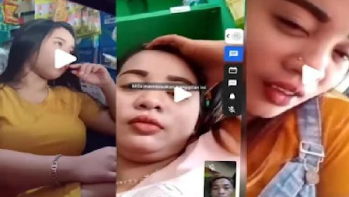 Video aksi seorang wanita berbaju kuning di warung Madura durasi 2 menit viral. Foto: medsos
