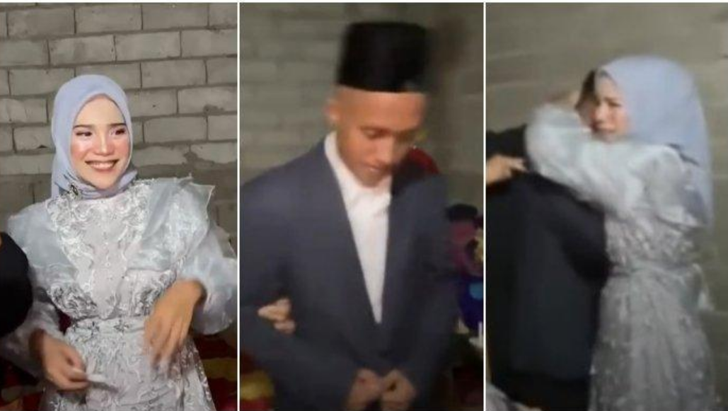 Video yang memperlihatkan pengantin pria dikeroyok keluarga istri, viral lewat media sosial.