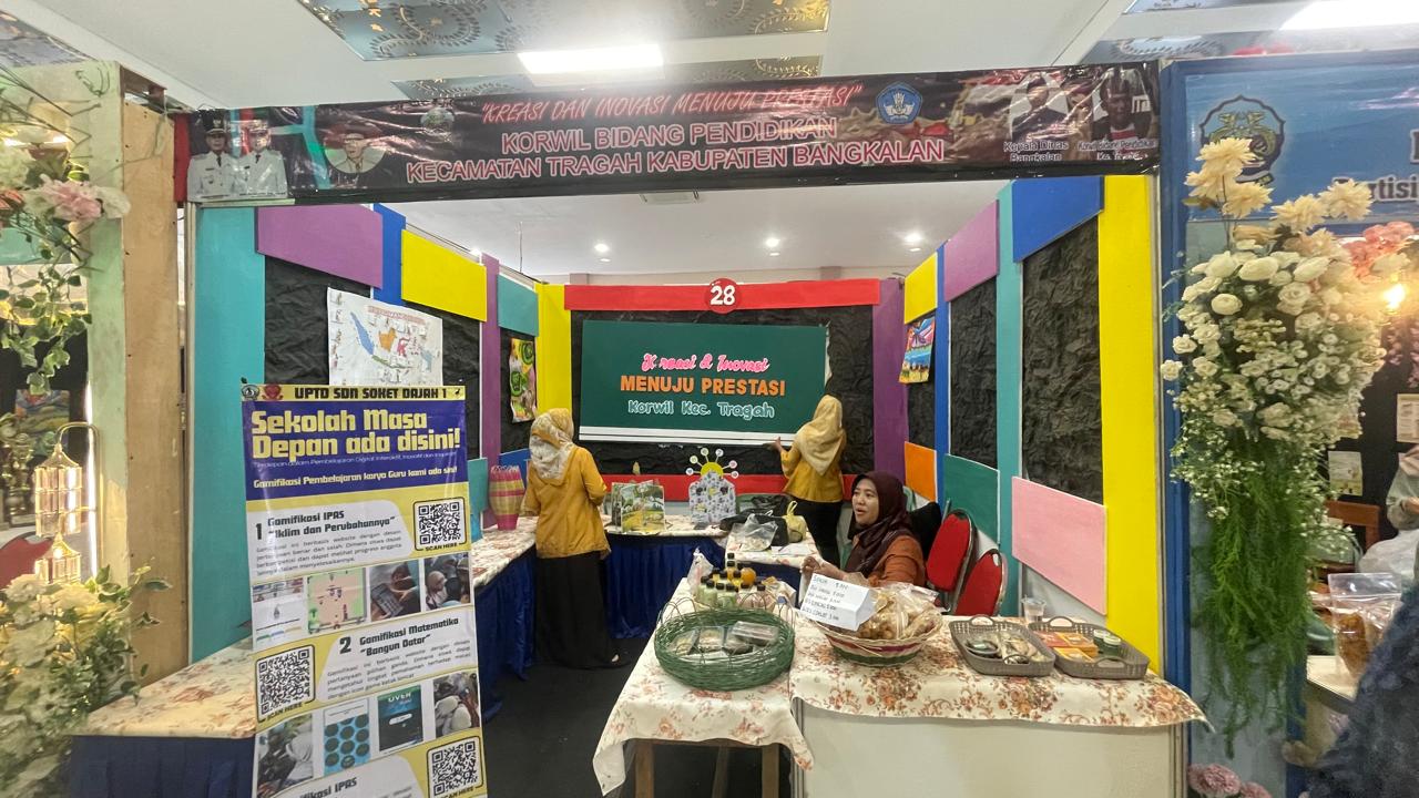 Stand Both Korwil Kec. Tragah saat unjuk gigi pada kegiatan expo Pendidikan di Sentra IKM 2-4 Mei kemarin
