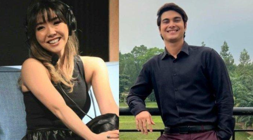 Cinta Brian (kanan) mengungkapkan perasaannya beradu akting dengan sang adik, Junior Roberts pada 9 Februari 2023 kepada Wartakotalive.com. Gisella Anastasia (kiri) di Plaza Indonesia Mall.