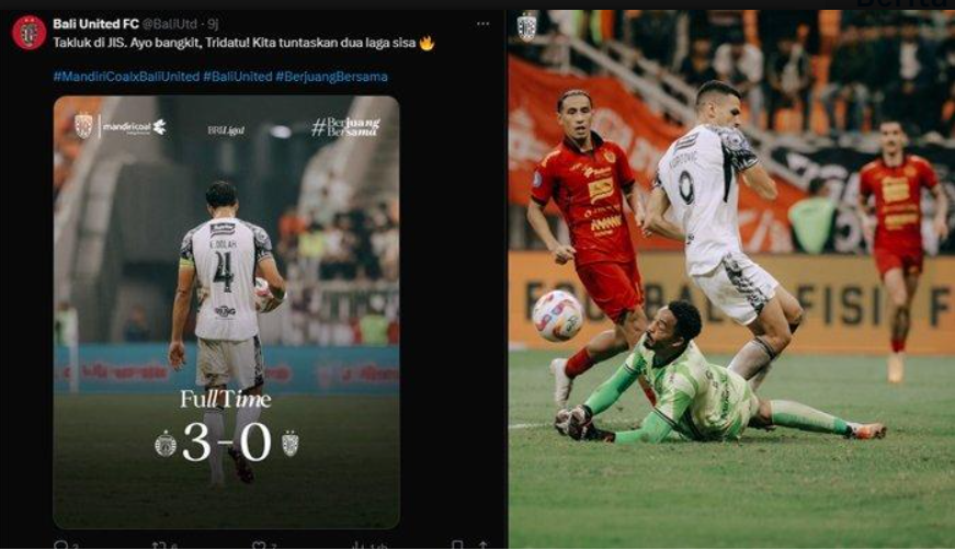 Bali United keok 3-0 lawan Persija di Liga 1. Berikut ini penyebab Bali United keok 3-0 saat lawan Persija Jakarta di pekan ke-32 Liga 1 2025, intip alasan Coach Teco terbaru kalah di JIS.