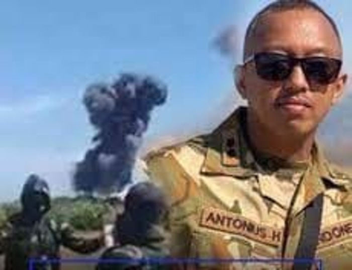 Foto Kolonel Antonius saat mengenakan seragam kebanggaannya