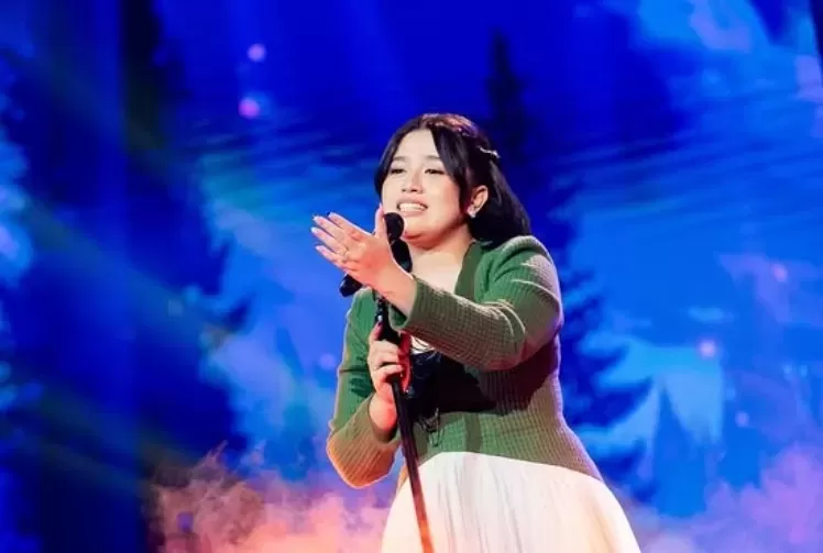 Potret penampilan Sabrina Leanor finalis indonesian idol 2025 pada grand final senin 12 Mei kemarin