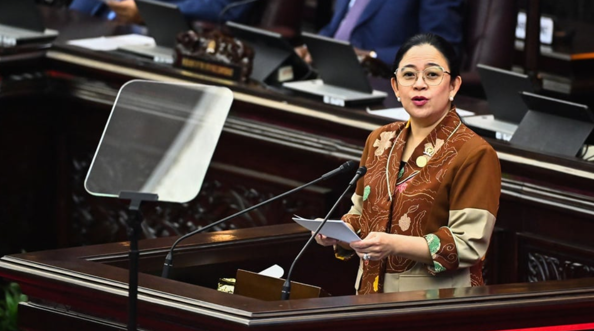 Ketua DPR Puan Maharani beri sambutan pembukaan Konferensi ke-19 PUIC 2025 di Kompleks Parlemen, Senayan, Jakarta, Rabu (14/5/2025). ANTARA FOTO/Rivan Awal Lingga.