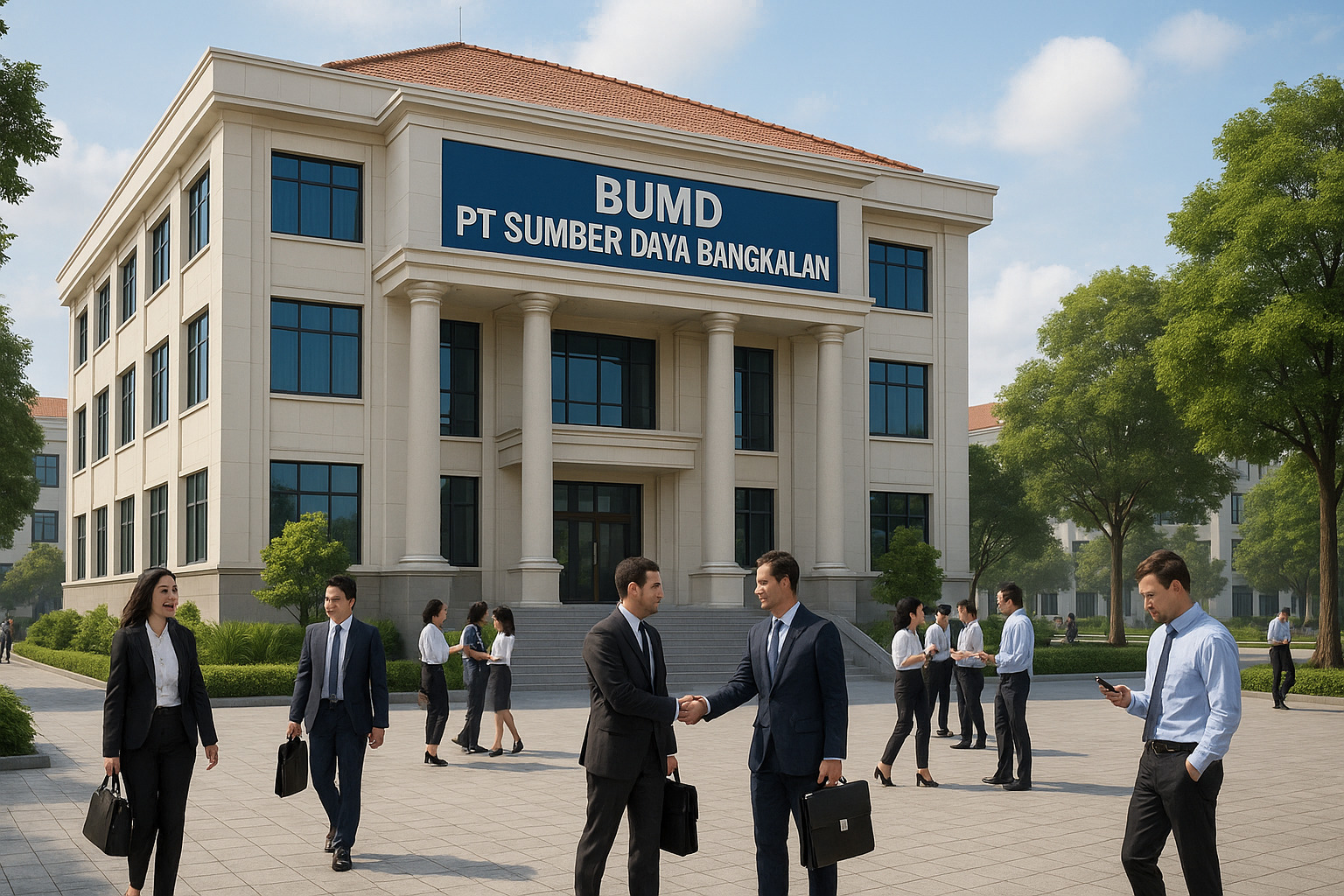 Ilustrasi : Kantor BUMD PT Sumber Daya Bangkalan