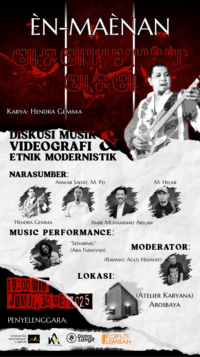 LESTARIKAN SENI MUSIK: Diskusi musik videografi dan etnik modernistik dalam tajuk &Egrave;n-Ma&egrave;nan. (HENDRA GEMMA UNTUK JPRM)
