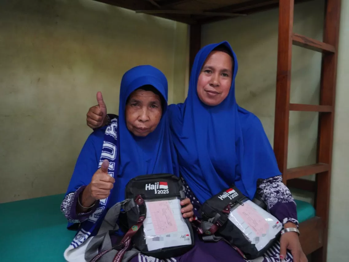 Marhamah, 104 tahun, jemaah haji asal Pamekasan yang menjadi tertua di Jawa Timur pada musim haji 2025.