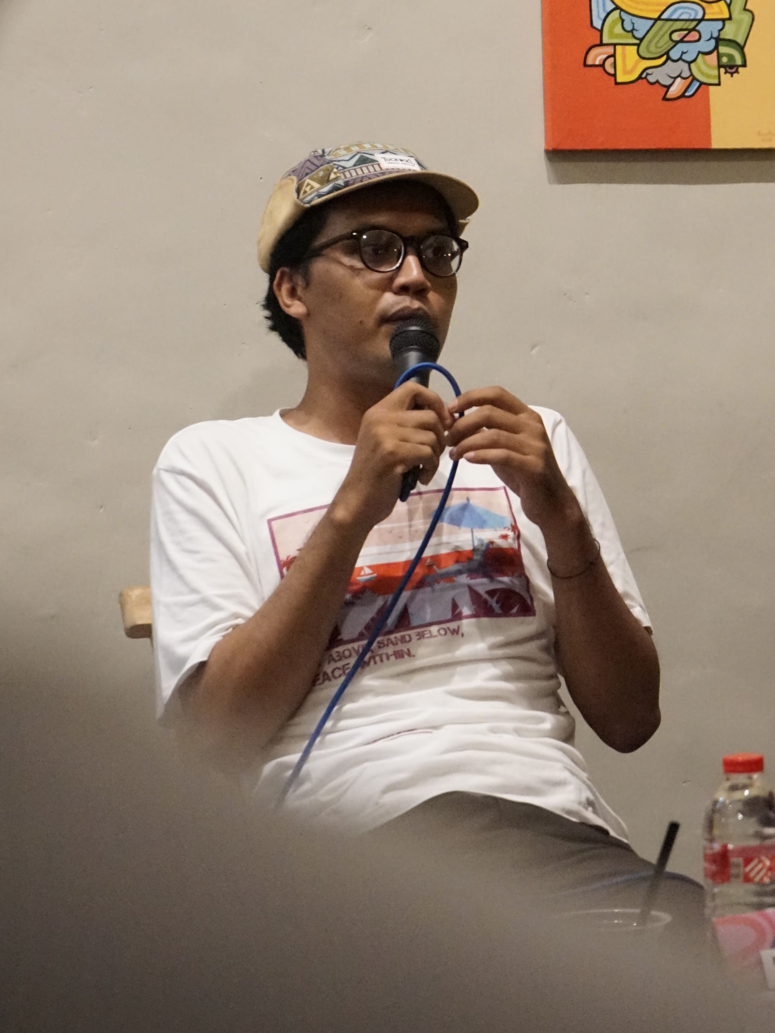 AKTIF: Rangkuman kegiatan kreatif oleh komunitas Matapena Art. (ANAS KHOIR AMAR UNTUK RADARBANGKALAN.ID)