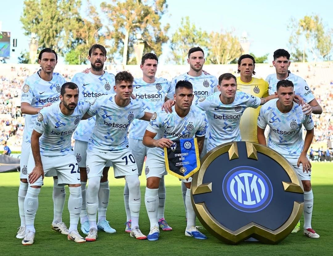 Inter Milan meraih hasil imbang saat melawan Monterrey di Stadion Rose Bowl di fase grup Piala Dunia Antarklub FIFA 2025. (Instagram Inter)