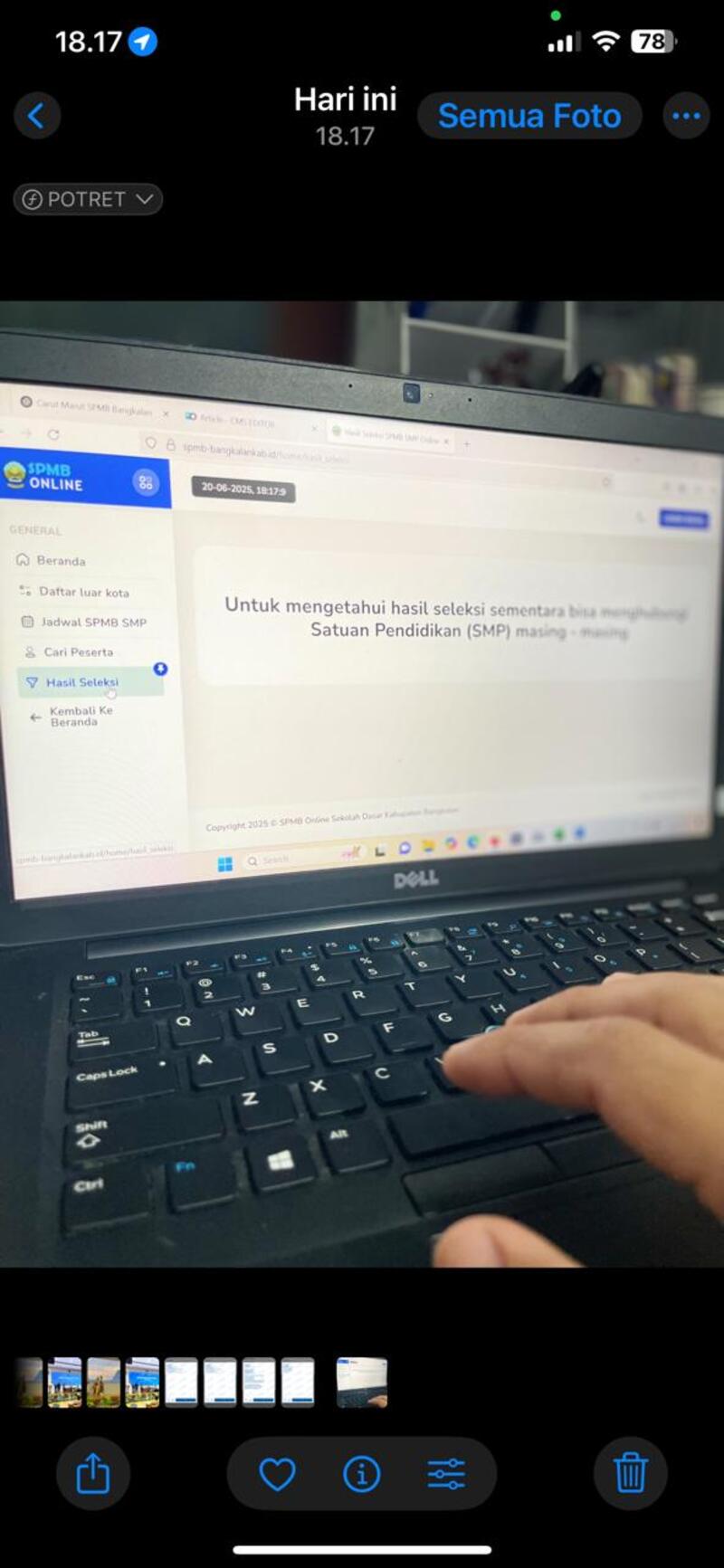 Server SPMB online tingkat SMP disinyalir dimainkan oleh Dinas Pendidikan Kab. Bangkalan