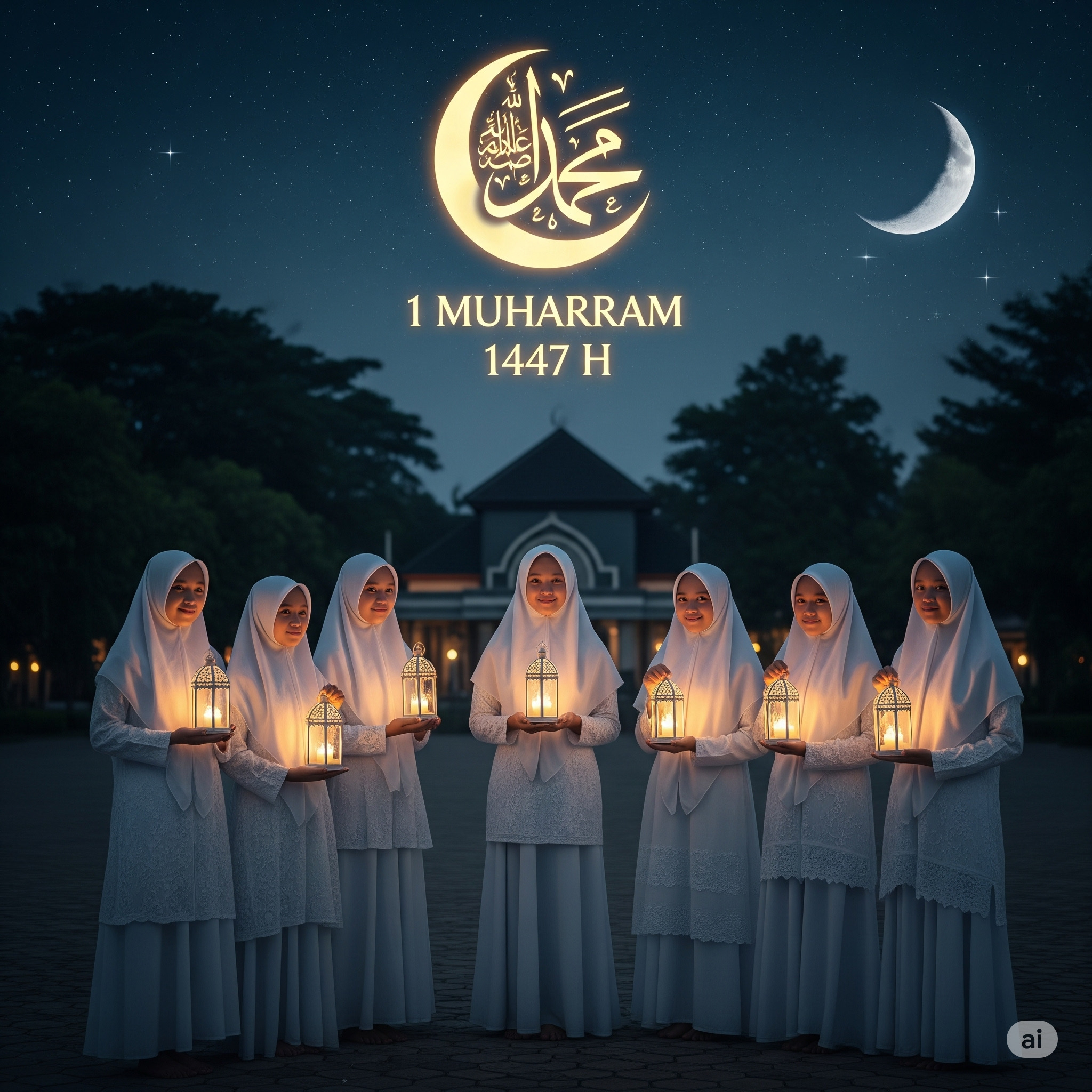 Banyak amalan bisa dilakukan saat malam tahun baru islam yaitu 1 Muharram 1447 Hijriyah