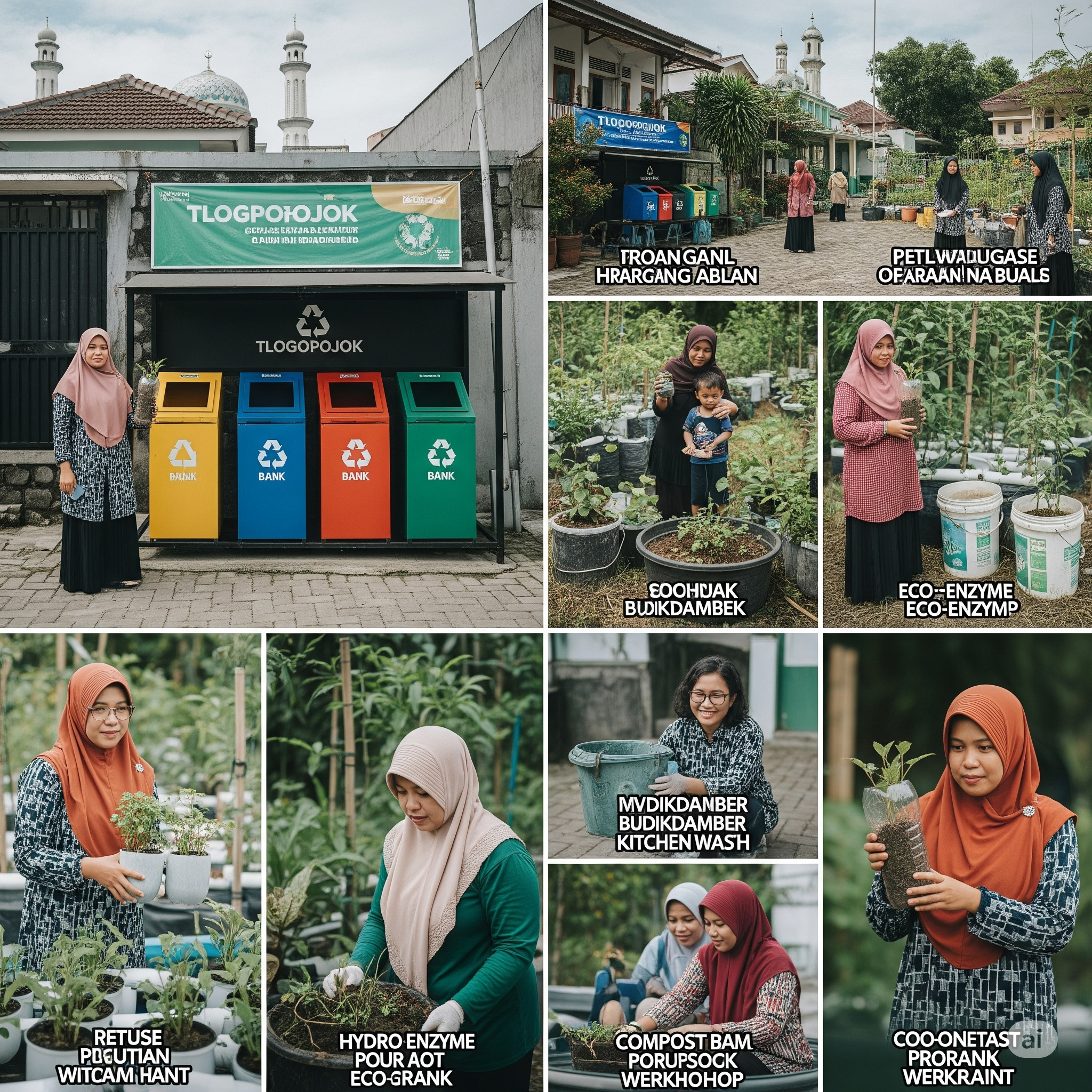 Ilustrasi: Potensi ekonomi sirkular di Desa Tlogopojok, Gresik, dari sampah jadi berkah
