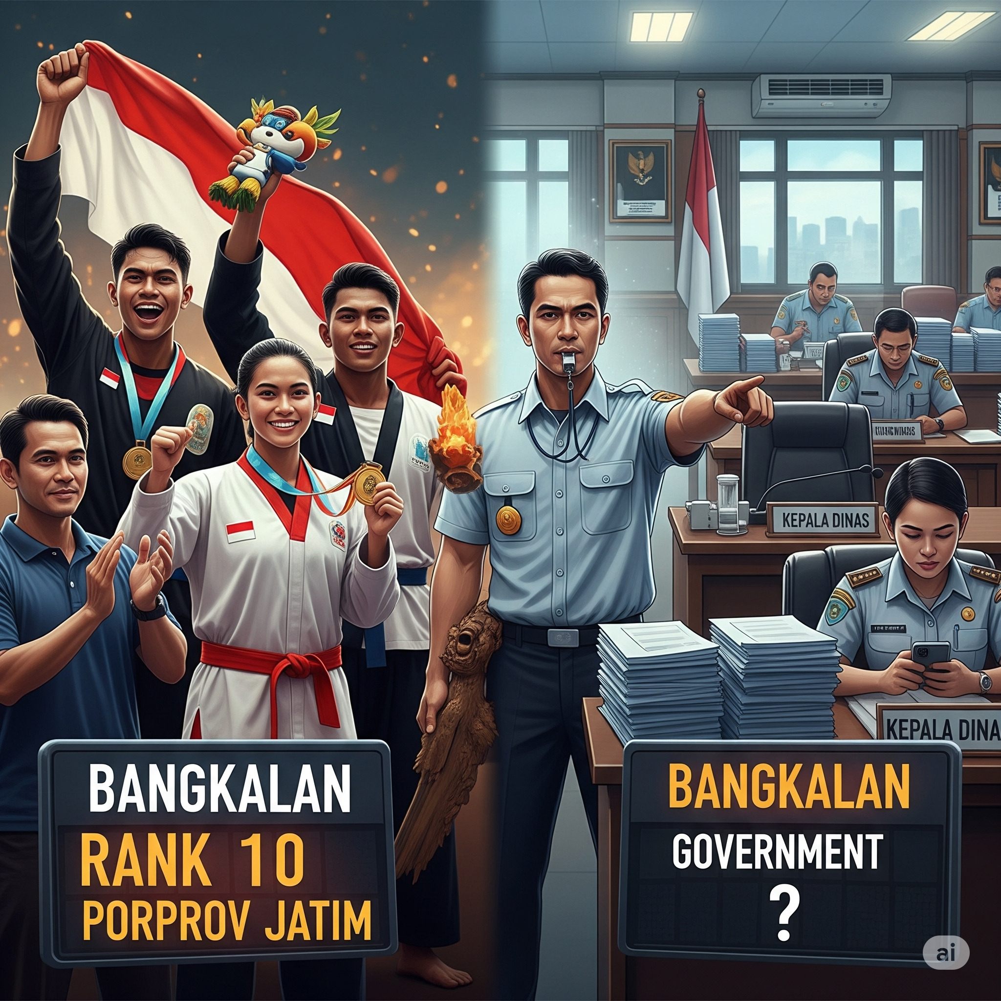 Ilustrasi : Atlet Kab, Bangkalan masuk 10 besar dalam ajang Porprov Jatim IX