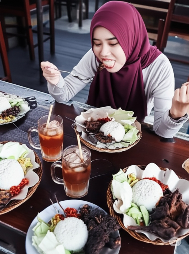 Bebek bumbu hitam adalah makanan khas madura