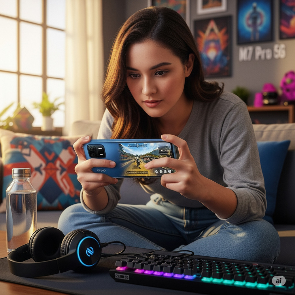 POCO M7 Pro 5G, gaming jadi makin maksimal, Didukung layar AMOLED 120Hz, chipset Dimensity 7025, dan jaringan 5G super cepat