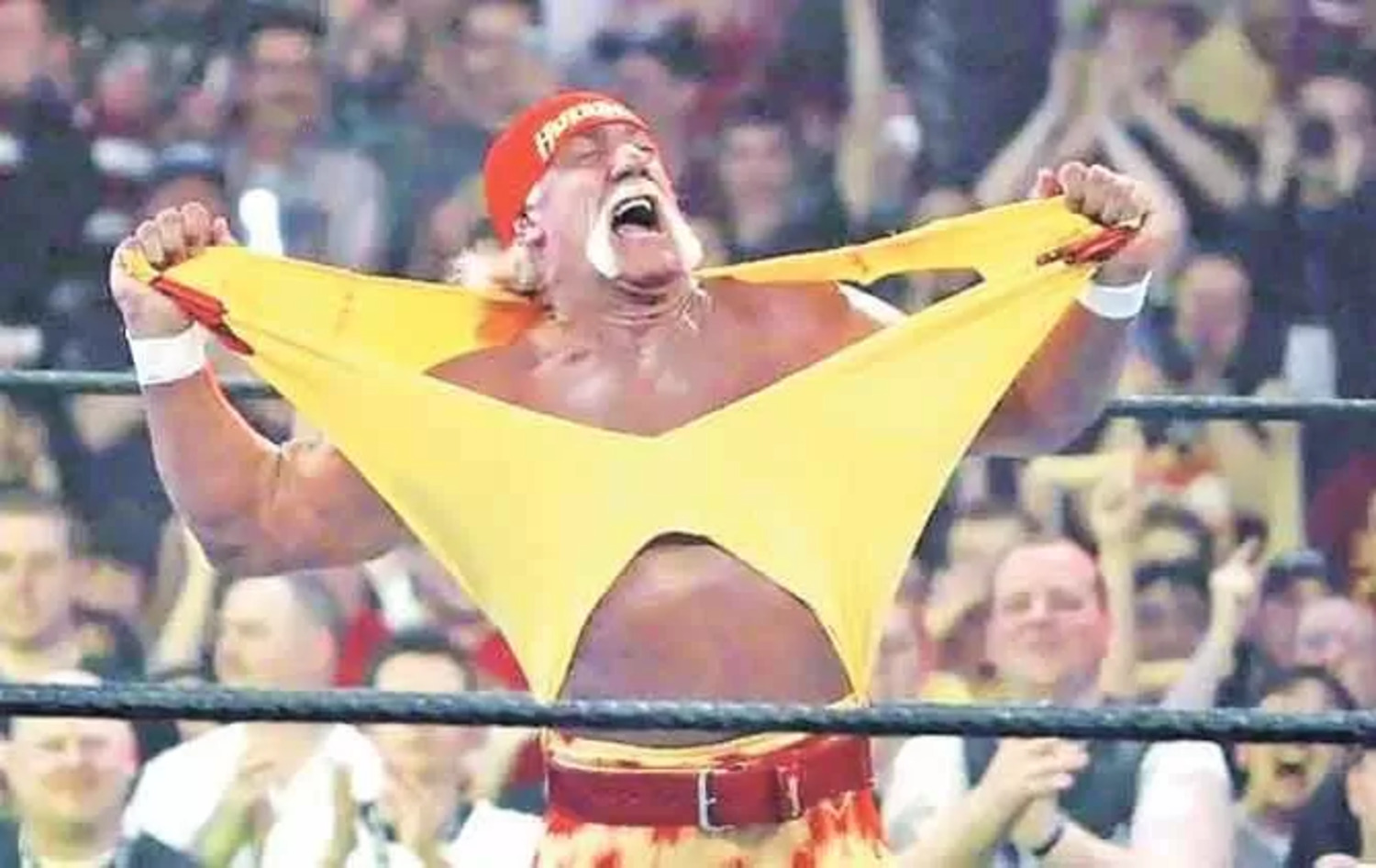 Hulk Hogan saat tampil diring