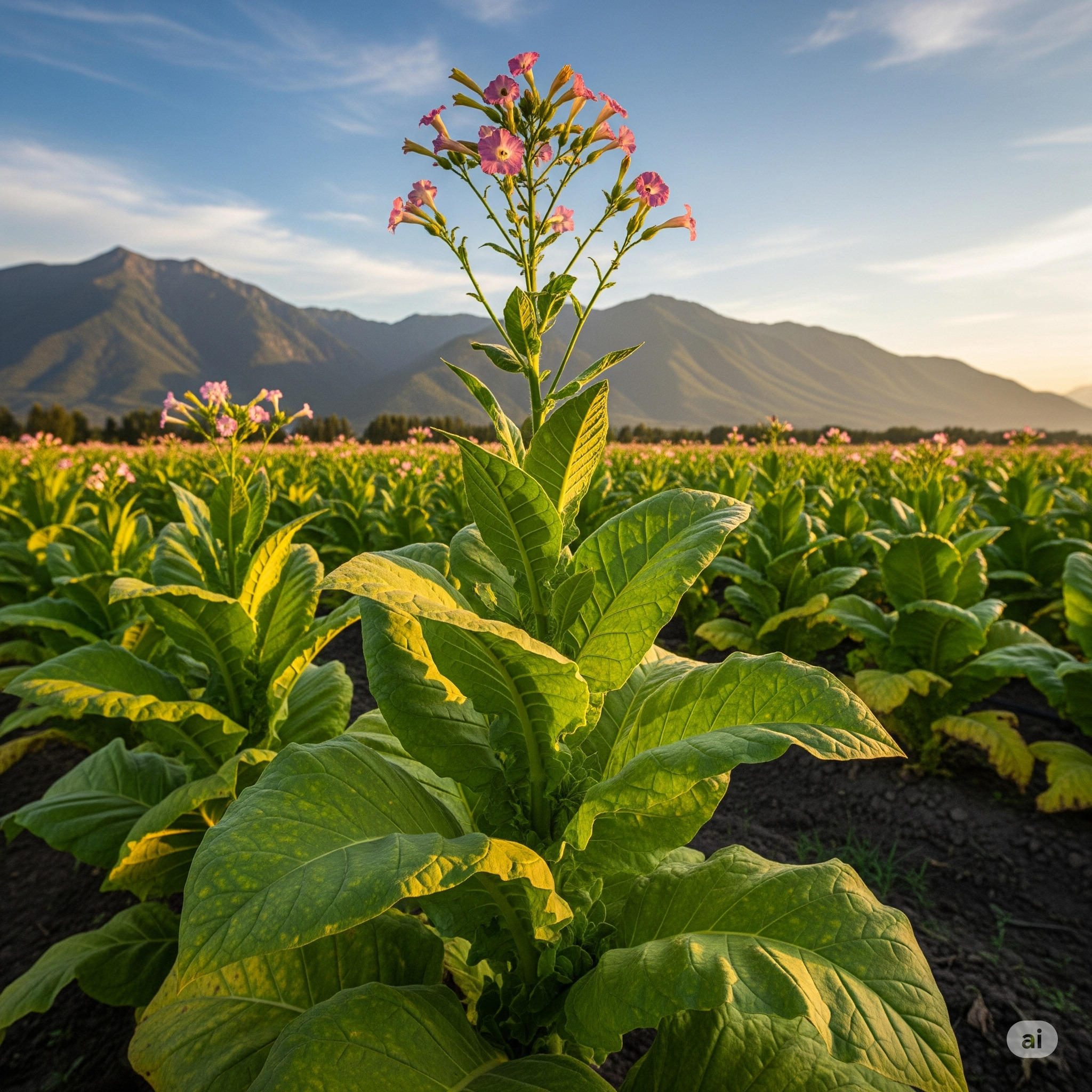 Tembakau sering diidentikkan oleh daun emas oleh para petani tembakau