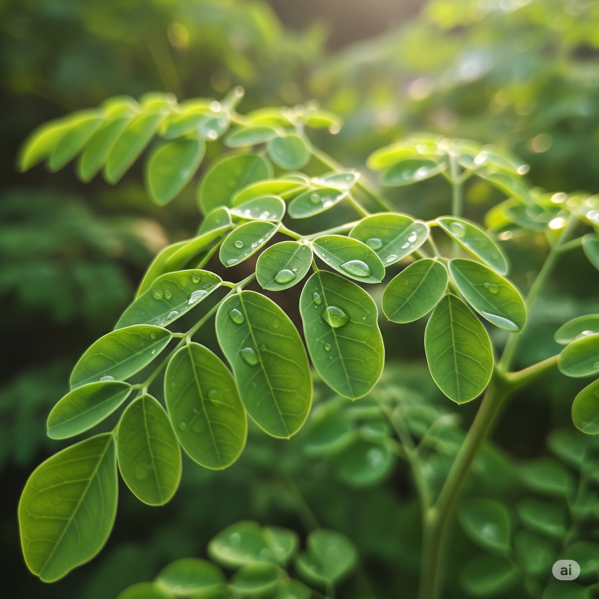 Ilustrasi daun kelor yang memiliki kaya manfaat bagi kesehatan