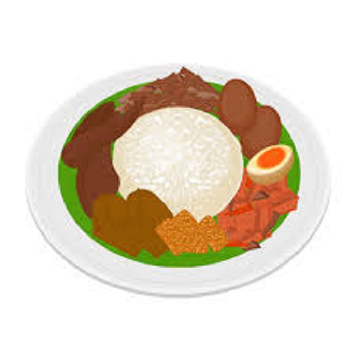 Ilustrasi makanan bergizi