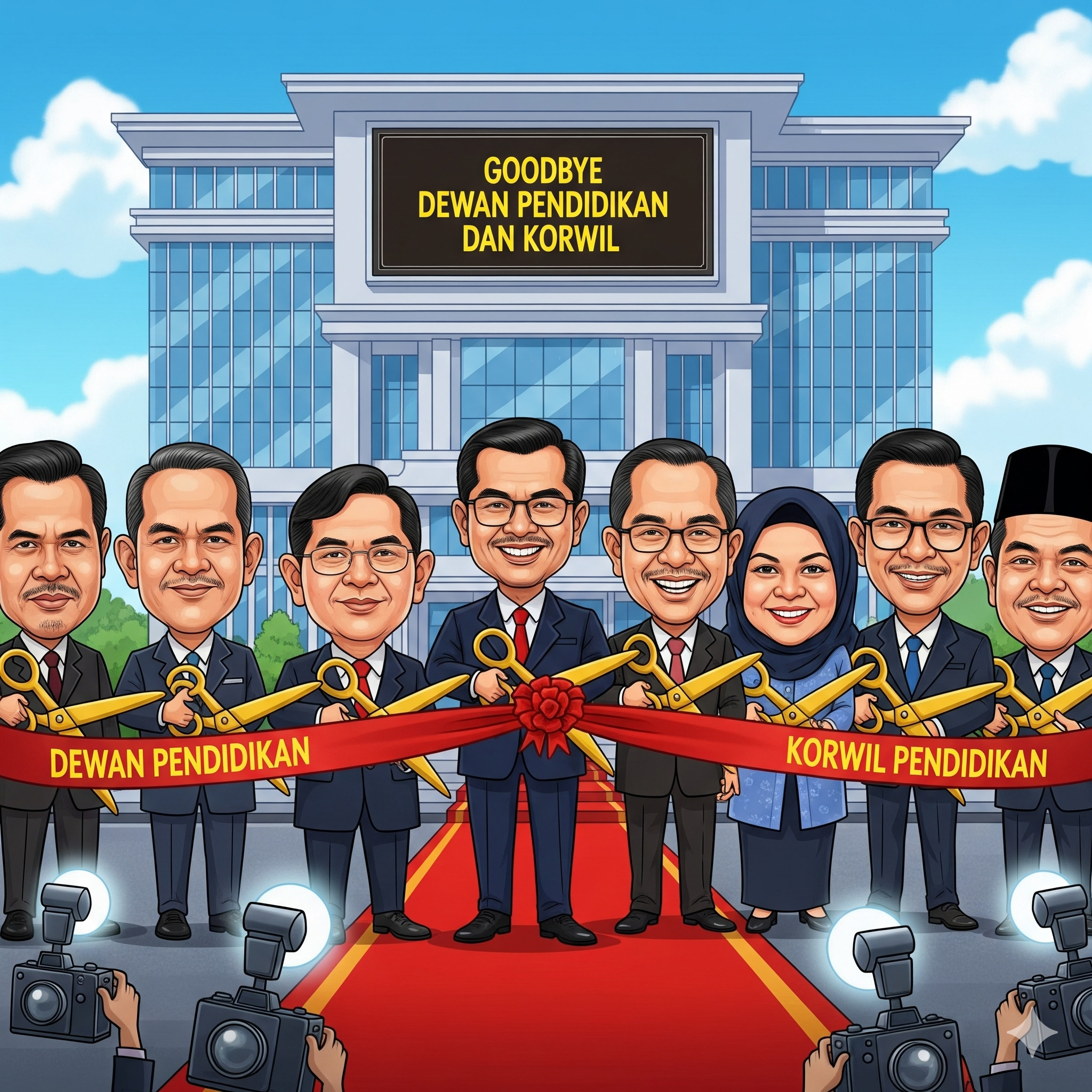Ilustrasi pembubaran Korwil dan Dewan Pendidikan Kab. Bangkalan