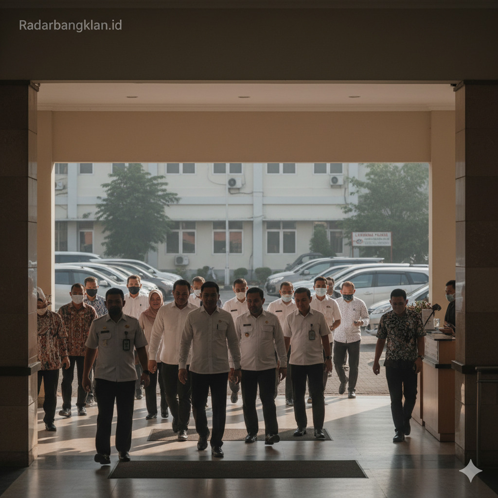 Ilustrasi ASN dihimbau melepas atribut selama 4 hari untuk meghindari para pedemo yang disinyalir akan menyasar pegawai negeri
