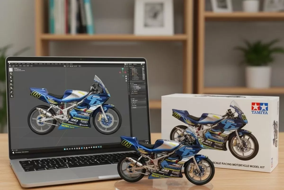 kecanggihan AI bisa diaplikasikan membuat karya ala BANDAI