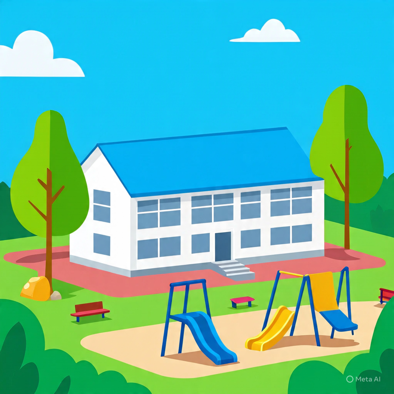 Ilustrasi rehabilitasi SD.