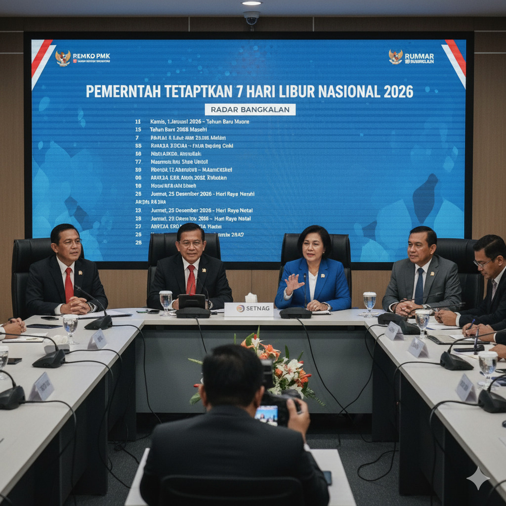 Ilustrasi penetepan hari libur nasional tahun 2026 oleh pemerintah