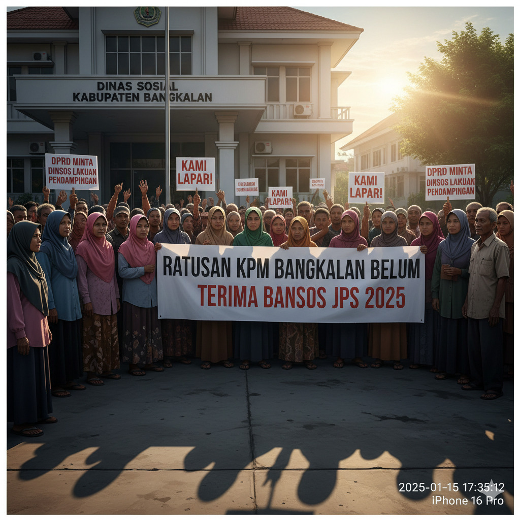 Ilustrasi ratusan KPM di Bangkalan belum terima bansos JPS tahun anggaran 2025