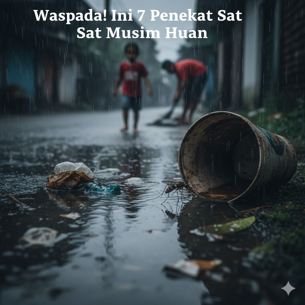 Ilustrasi memasuki musim hujan, banyak penyakit yang kerap menjangkit seseorang