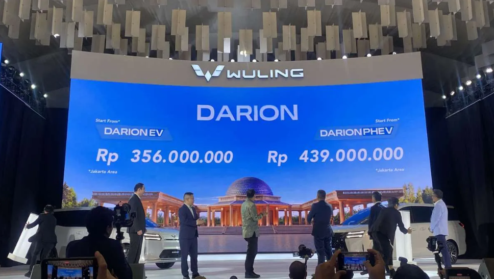 ILUSTRASI. Wuling Motors merilis Wuling Darion di Spike Air Dome, PIK2, Rabu (5/11/2025).