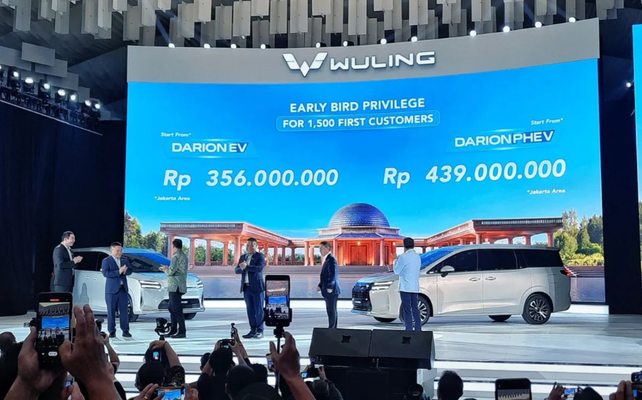 Wuling resmi umumkan harga Darion di Indonesia. ANTARA/Chairul Rohman