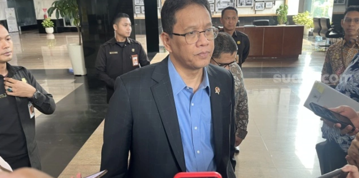 Menkeu Purbaya Yudhi Sadewa saat ditemui di kantor Kemenkeu, Jakarta, Selasa (28/10/2025). [Suara.com/Dicky Prastya]
