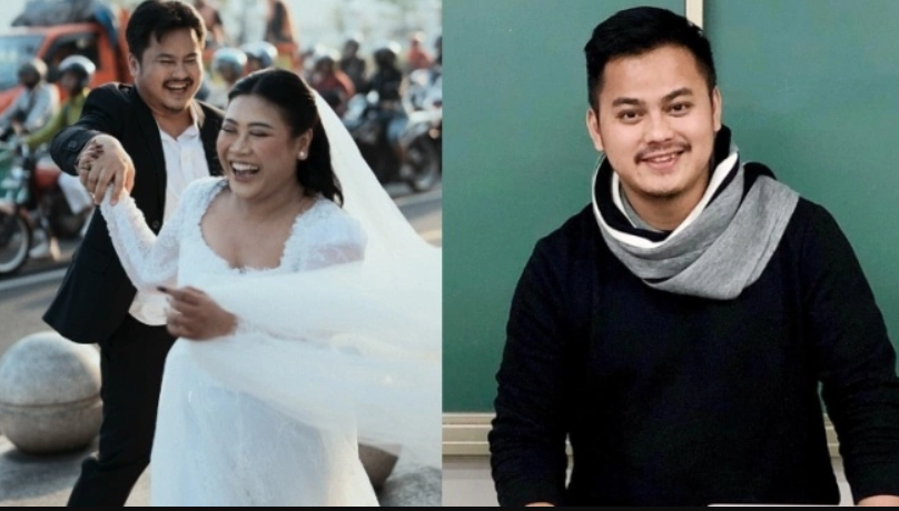 Boiyen dan suami, Anggi Akbar alias Enzel. [Instagram]