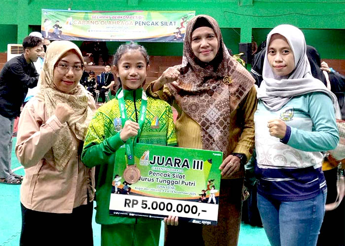 Momen Bangga Azatta Arrayani Zahma dengan Prestasi O2SN Nasional