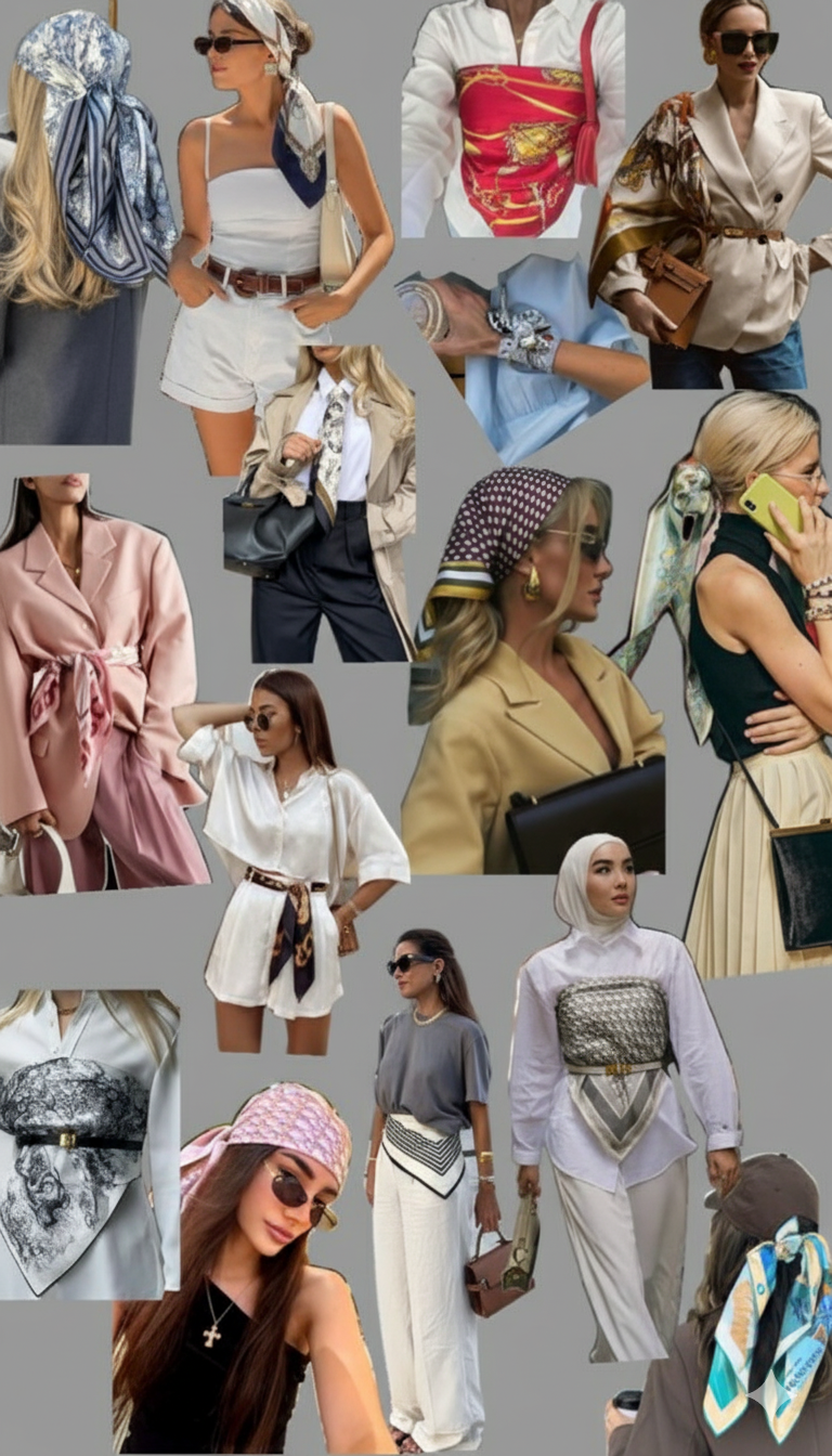 Scarf&nbsp; bisa untuk semua gaya.