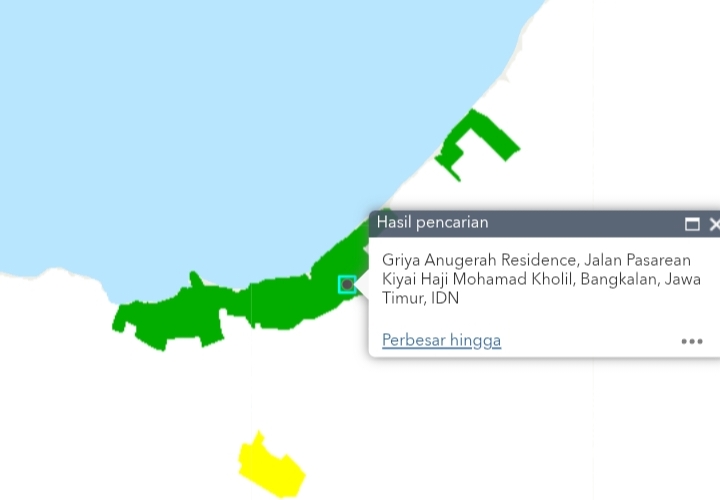 Hasil Penelusuran di web Kementerian LHK tentang status tanah Perum Griya Anugerah Bangkalan ternyata masuk kawasan hutan lindung Perhutani.