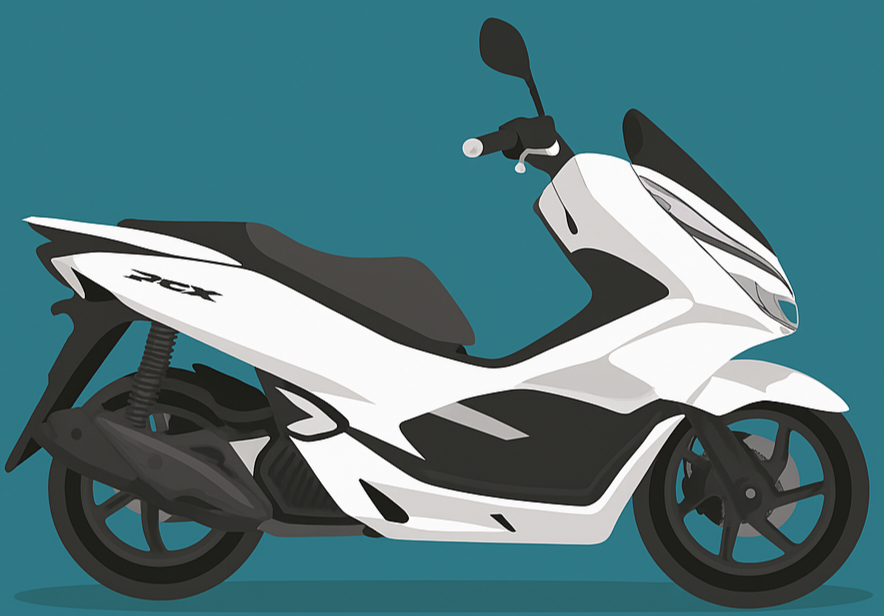 Motor Matic Honda PCX dijuluki motor curut