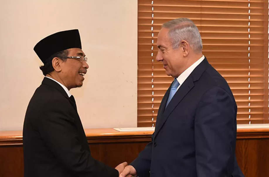 Yahya Cholil Staquf sempat berkunjung ke Israel. (Instagram/@netanyahu)