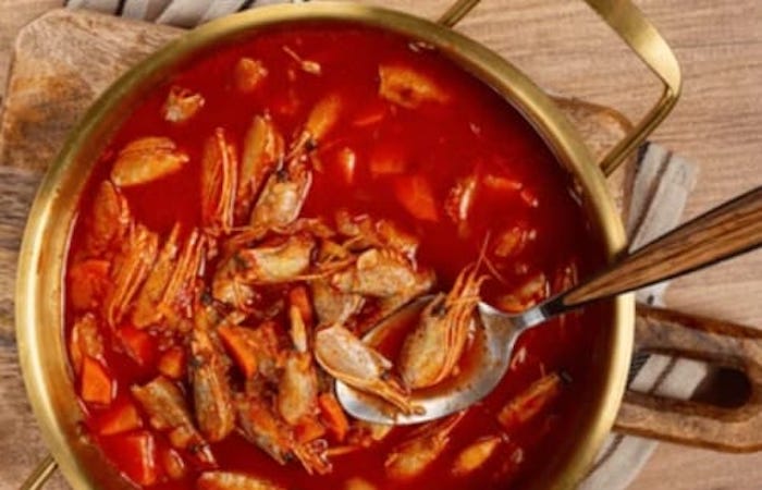 Penne prawn bisque. Shutterstock