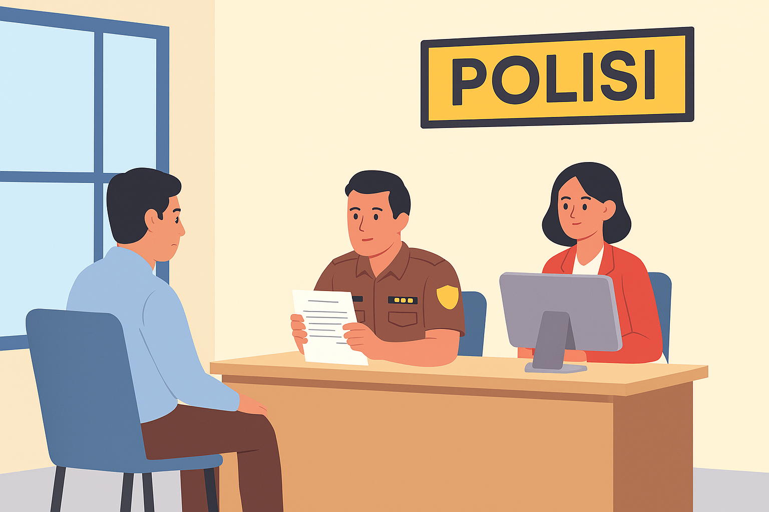 Ilustrasi Pelaporan.